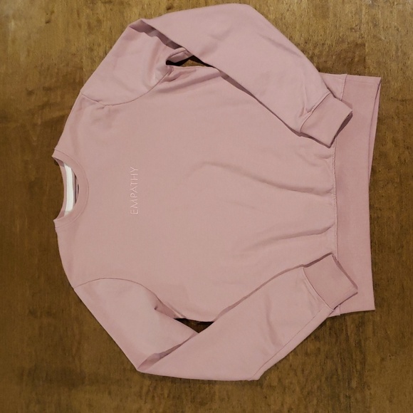 San Francisco Workshirts Pink Empathy Crewneck Sweatshirt Pullover Small - Picture 1 of 10
